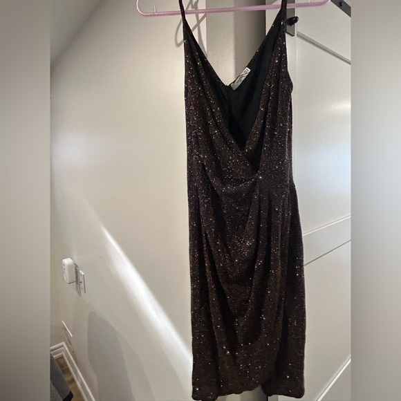 MANGO shiny textured dress - Picture 2 of 5